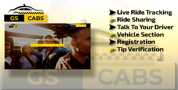 GS Cabs - An Ultimate Cab Booking Portal